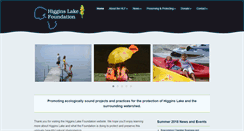 Desktop Screenshot of higginslake-foundation.org