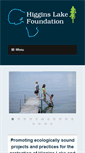 Mobile Screenshot of higginslake-foundation.org
